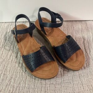 Women's Navy Annie Comfort Sandals